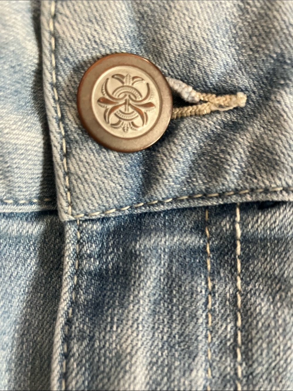 Y2k No Boundaries Light Blue Denim Cuffed Shorts with Embroidered Back Pockets - Picture 5 of 12